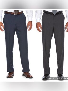 2 pair Men's Croft & Barrow® True Comfort Classic-Fit Opticool Pants NWT